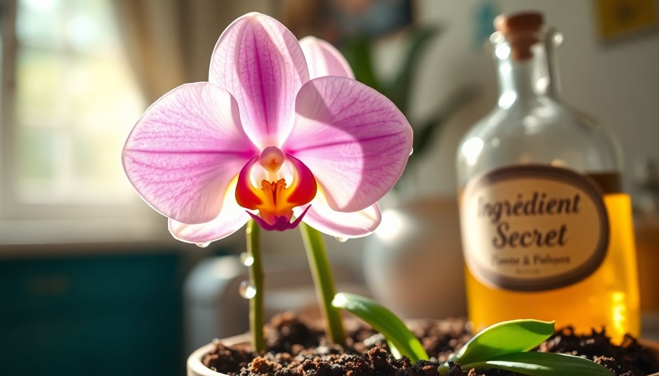 L'ingrédient secret qui ressuscite vos orchidées mourantes en quelques jours