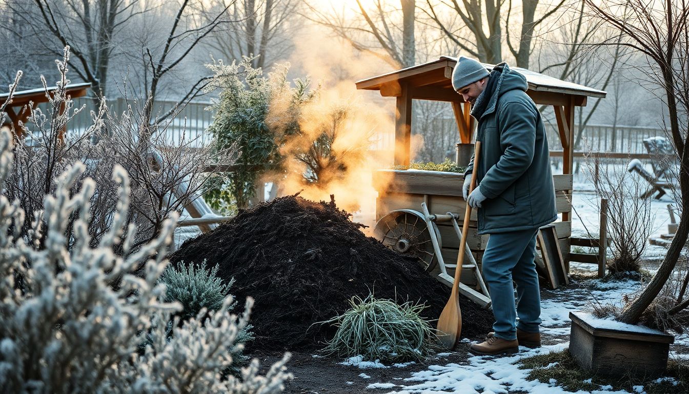 Les secrets d'hiver des jardiniers professionnels : comment enrichir son compost pendant la saison froide