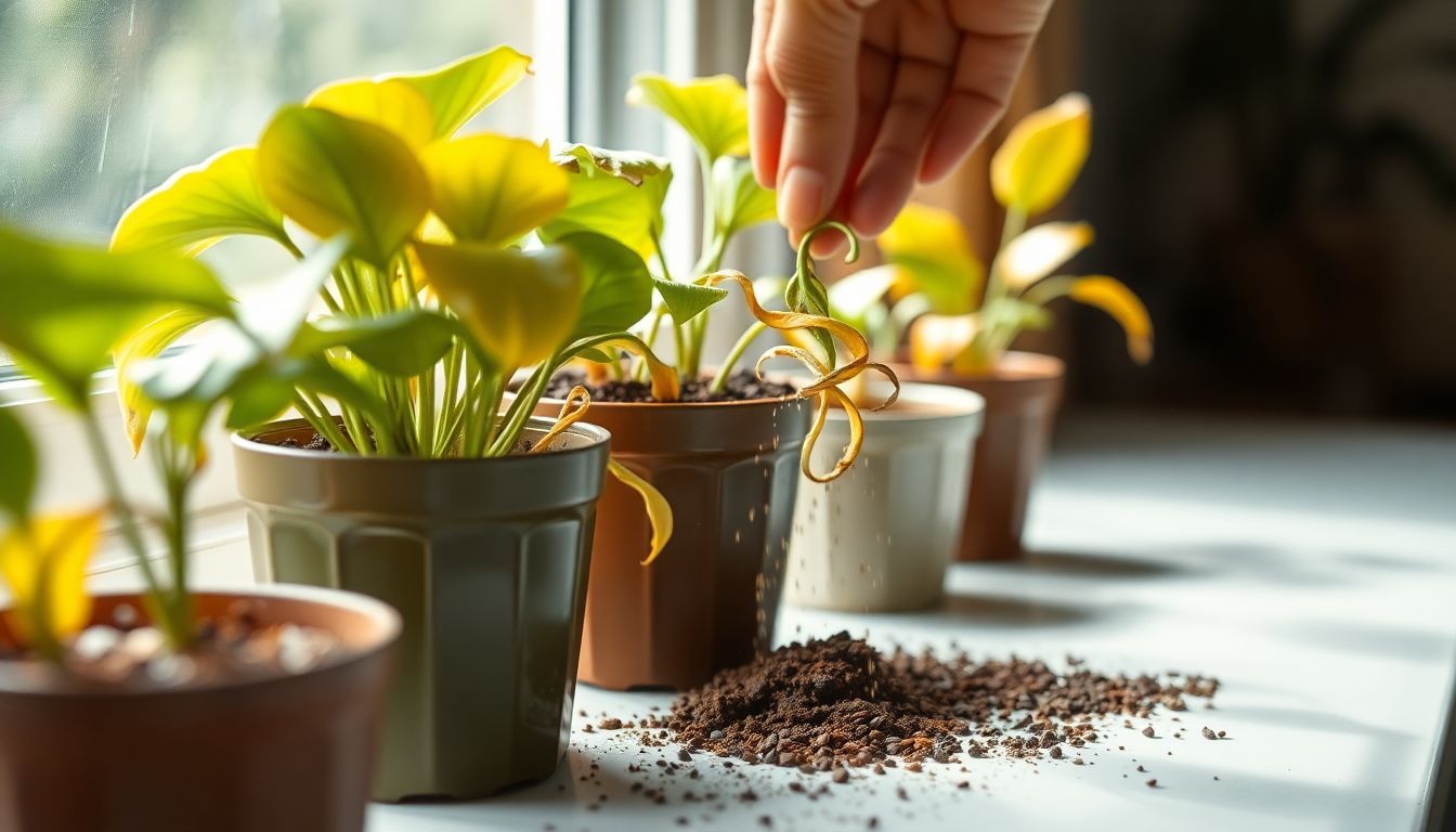 Plantes fatiguées et feuilles jaunies ? Ce déchet de cuisine les sauve en quelques jours seulement
