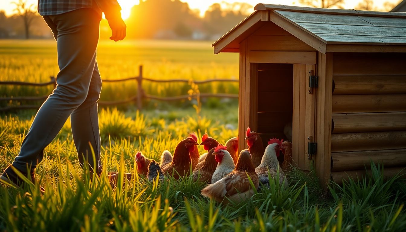 4 astuces infaillibles pour faire rentrer vos poules au poulailler sans stress