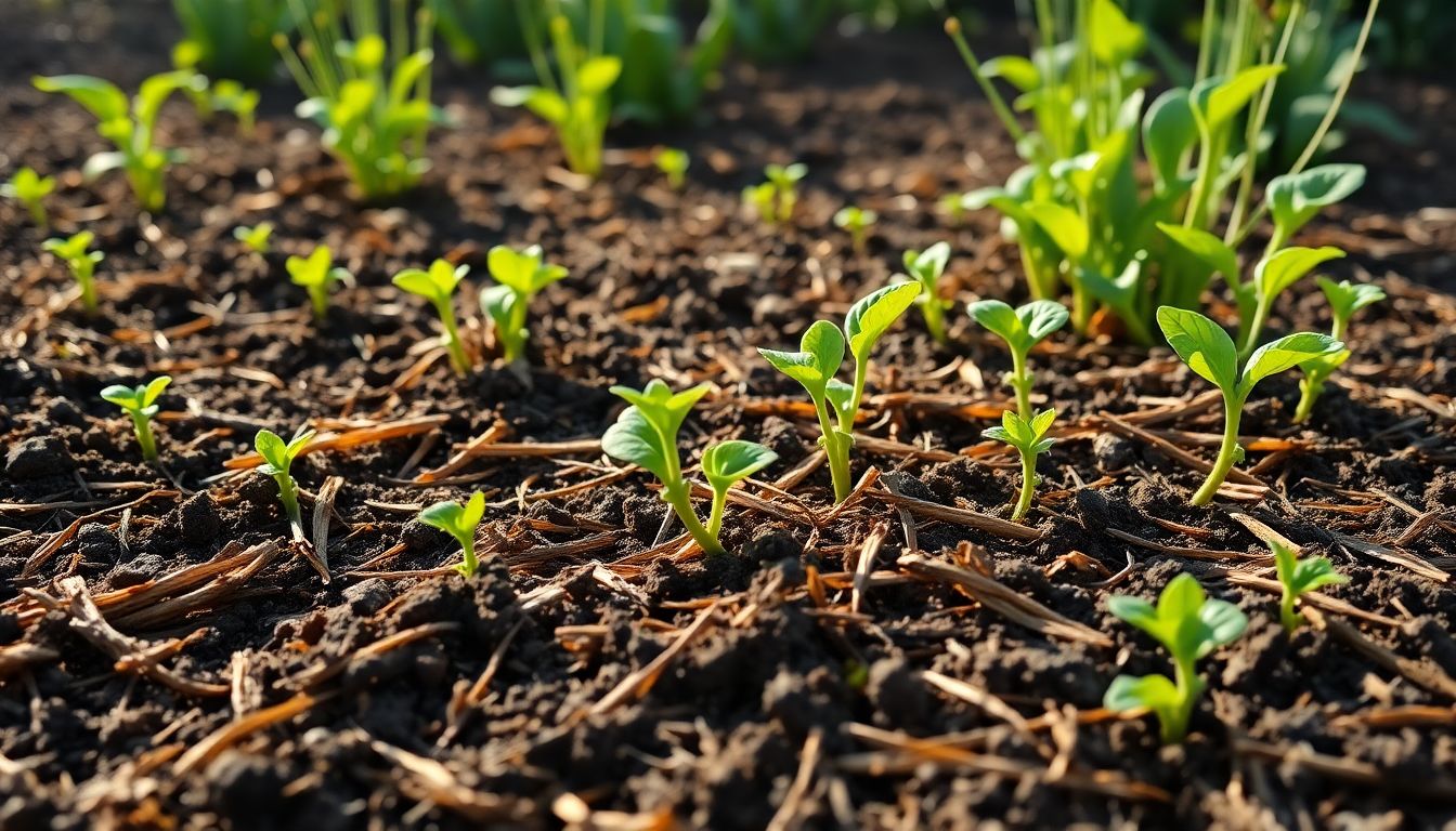 Ce paillage posé en avril garde l'humidité du sol jusqu'aux premières sécheresses de l'été