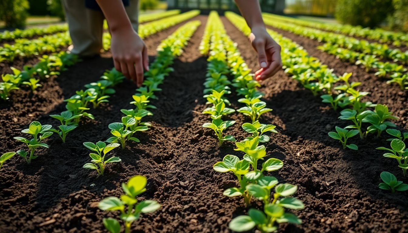 Espacer les semis : la règle simple que les jardiniers négligent et qui change tout à la récolte