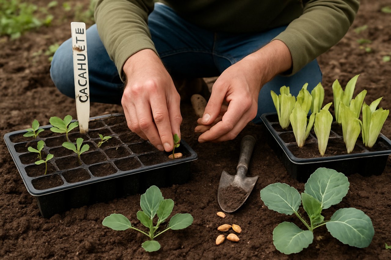 Potager en mai : semis de cacahuète, endive et plantation des choux, tout ce qu'il faut faire