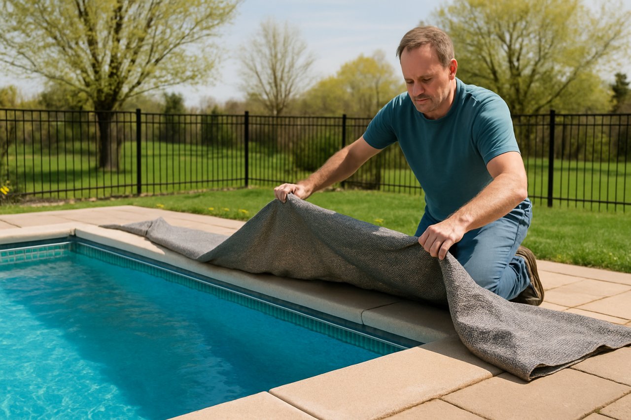 Sortir sa piscine de l'hivernage à la mi-mai : pourquoi c'est le bon moment