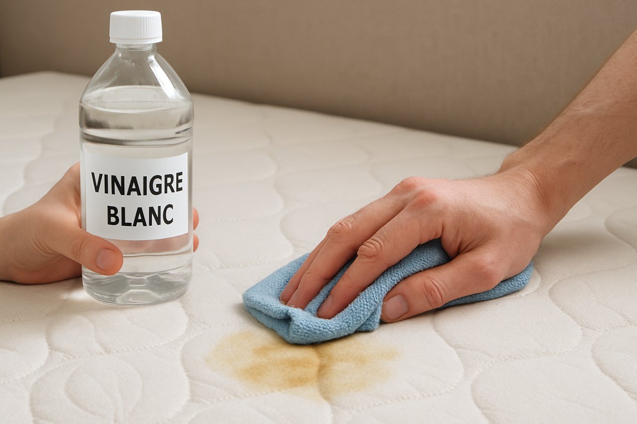 Vinaigre blanc contre l'odeur d'urine de chat sur un matelas : ce qui marche vraiment