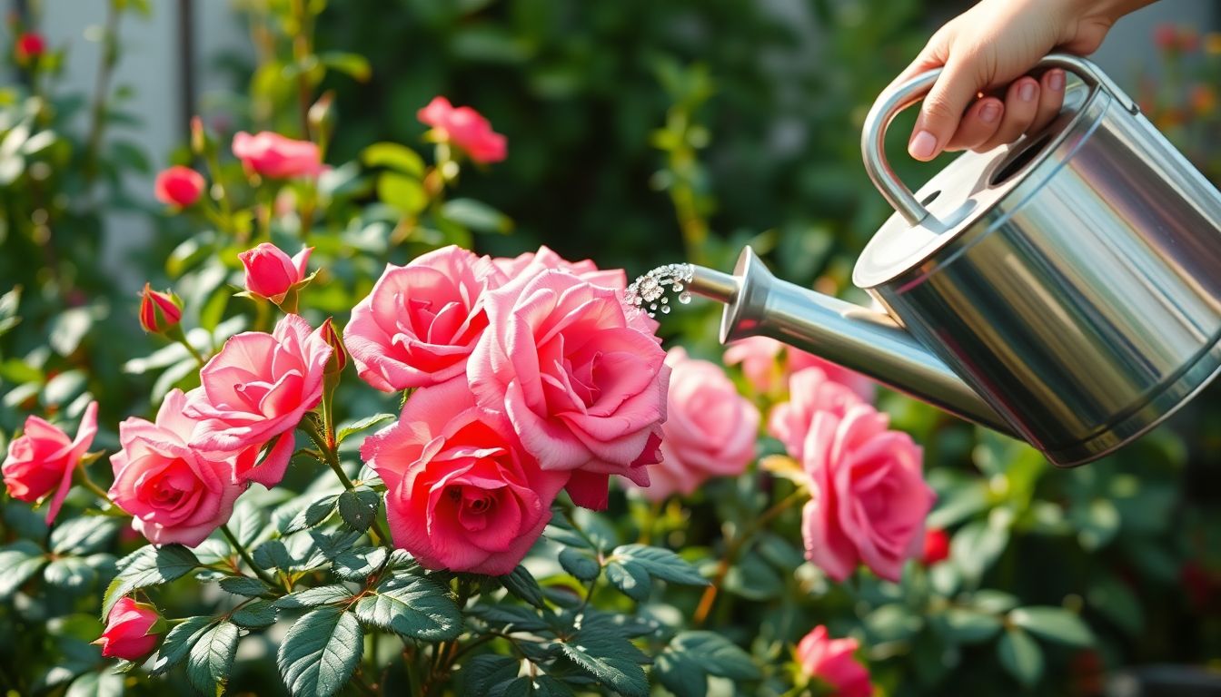 Arrosage du rosier : 5 conseils pour une plante en bonne santé et pleine de fleurs
