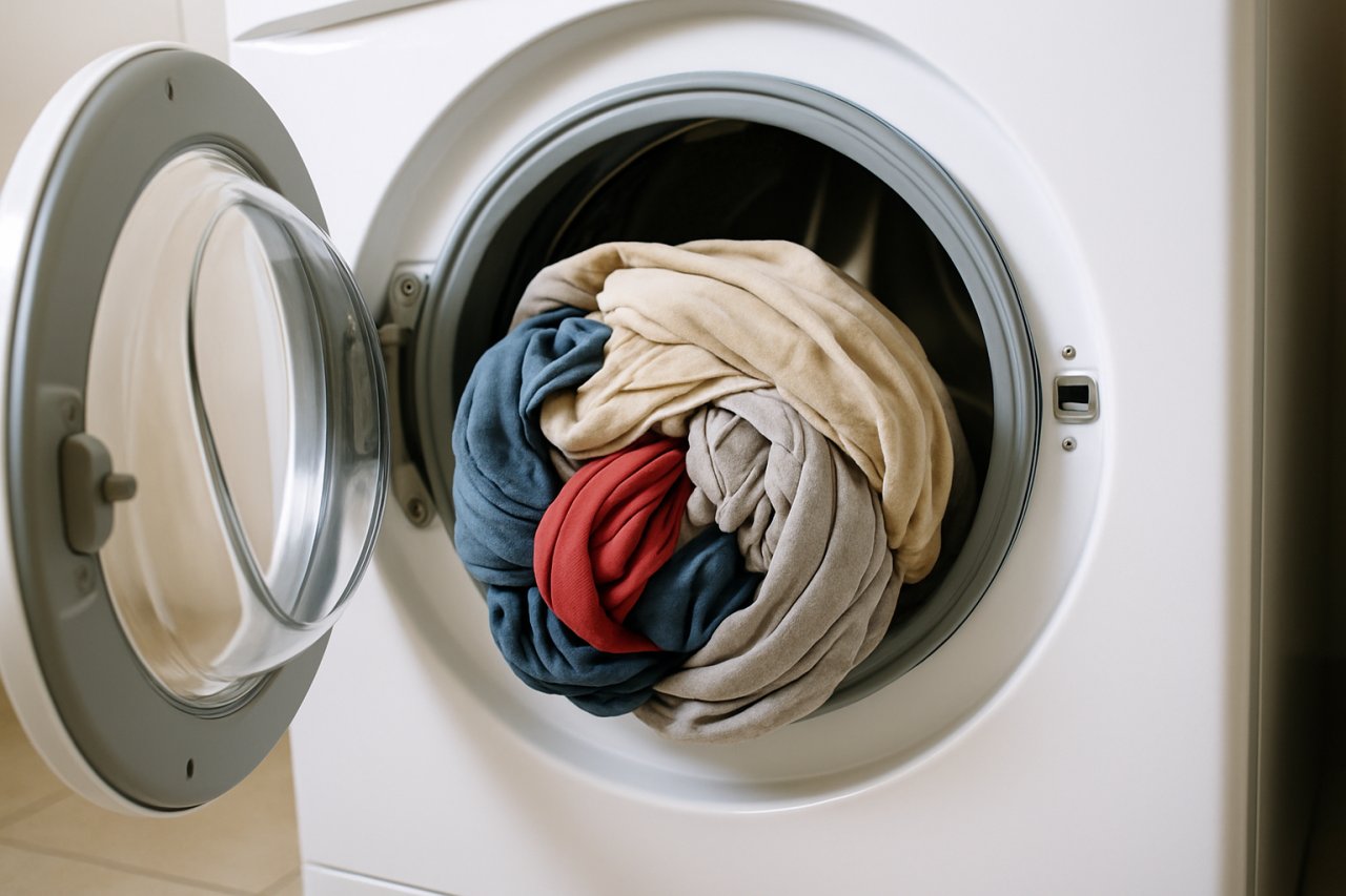 Votre linge ressort en boule de la machine à laver : il manque une seule chose dans le tambour