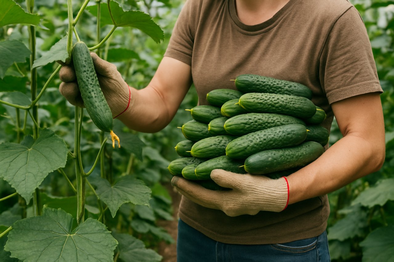 Récolte abondante de concombres : l'astuce que peu de jardiniers connaissent vraiment