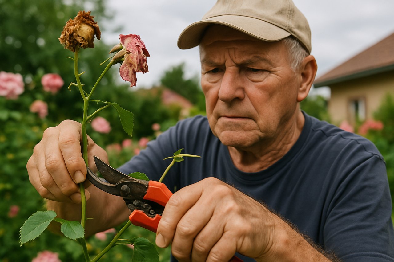 Mon voisin coupe toujours ses roses fanées bien plus bas que la fleur : voilà pourquoi c'est une technique de génie