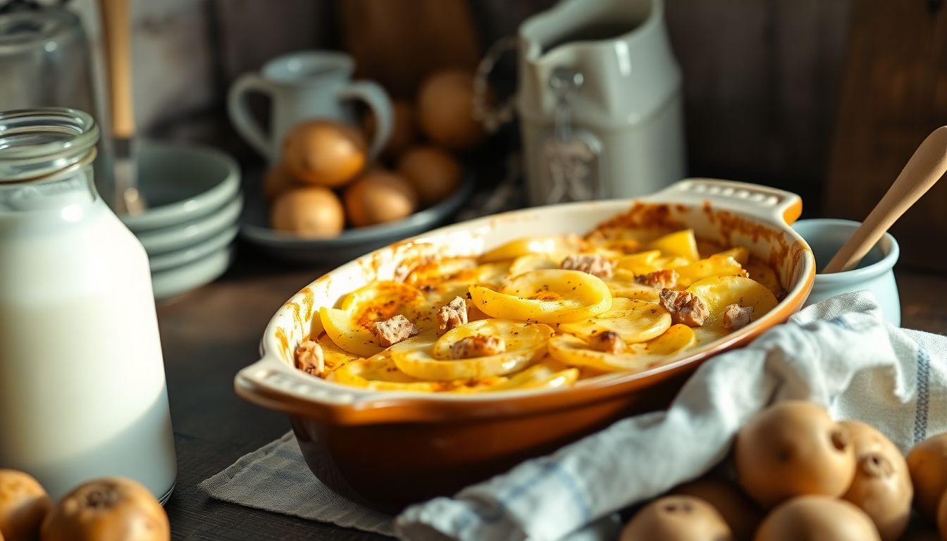 J'ai précuit mes rondelles de pommes de terre dans du lait juste pour tester : mon gratin de thon n'a plus jamais revu la crème