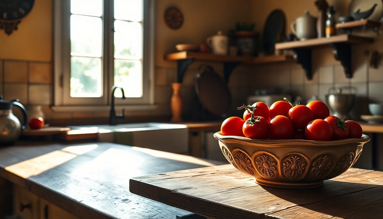 Ma grand-mère mettait toujours ses tomates à cet endroit précis de la cuisine, et elle avait bien raison de ne jamais les mettre au réfrigérateur