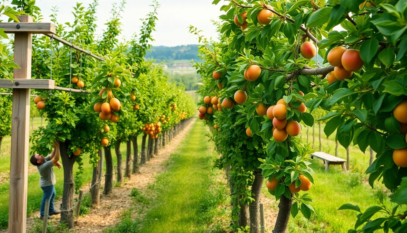 Palissage des arbres fruitiers : techniques, conseils pratiques et astuces pour des récoltes abondantes