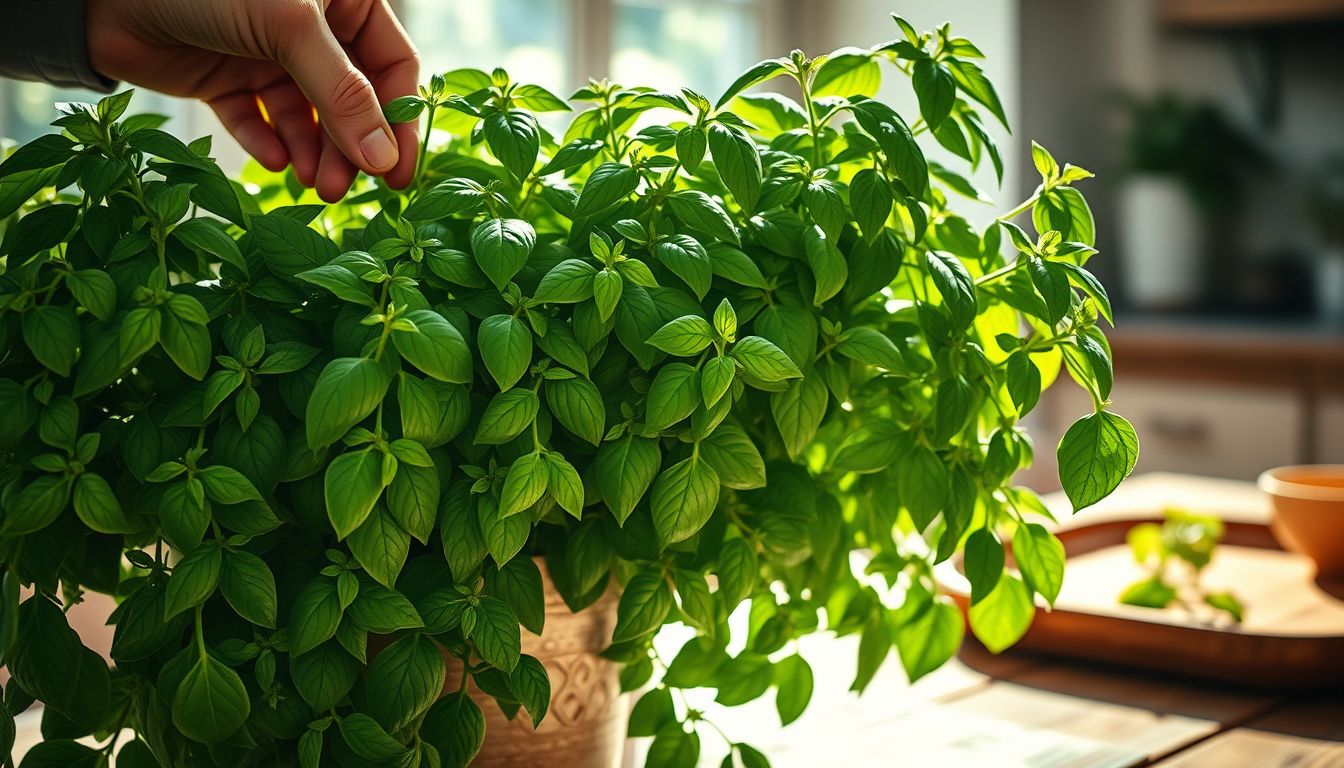 Basilic : faites ce geste une fois par semaine et vous retrouverez une montagne de feuilles sur votre plante