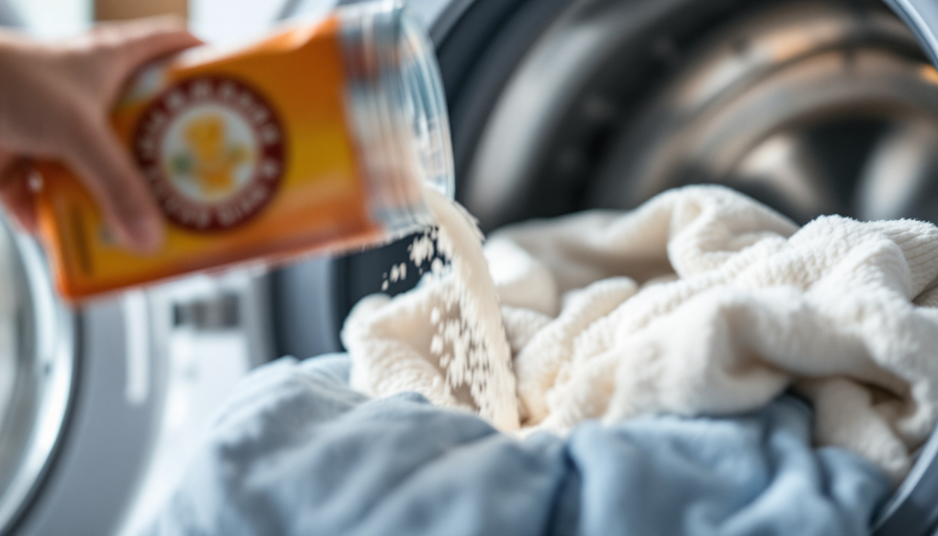 Bicarbonate de soude dans la machine à laver : à quoi ça sert vraiment et comment l'utiliser sans se tromper