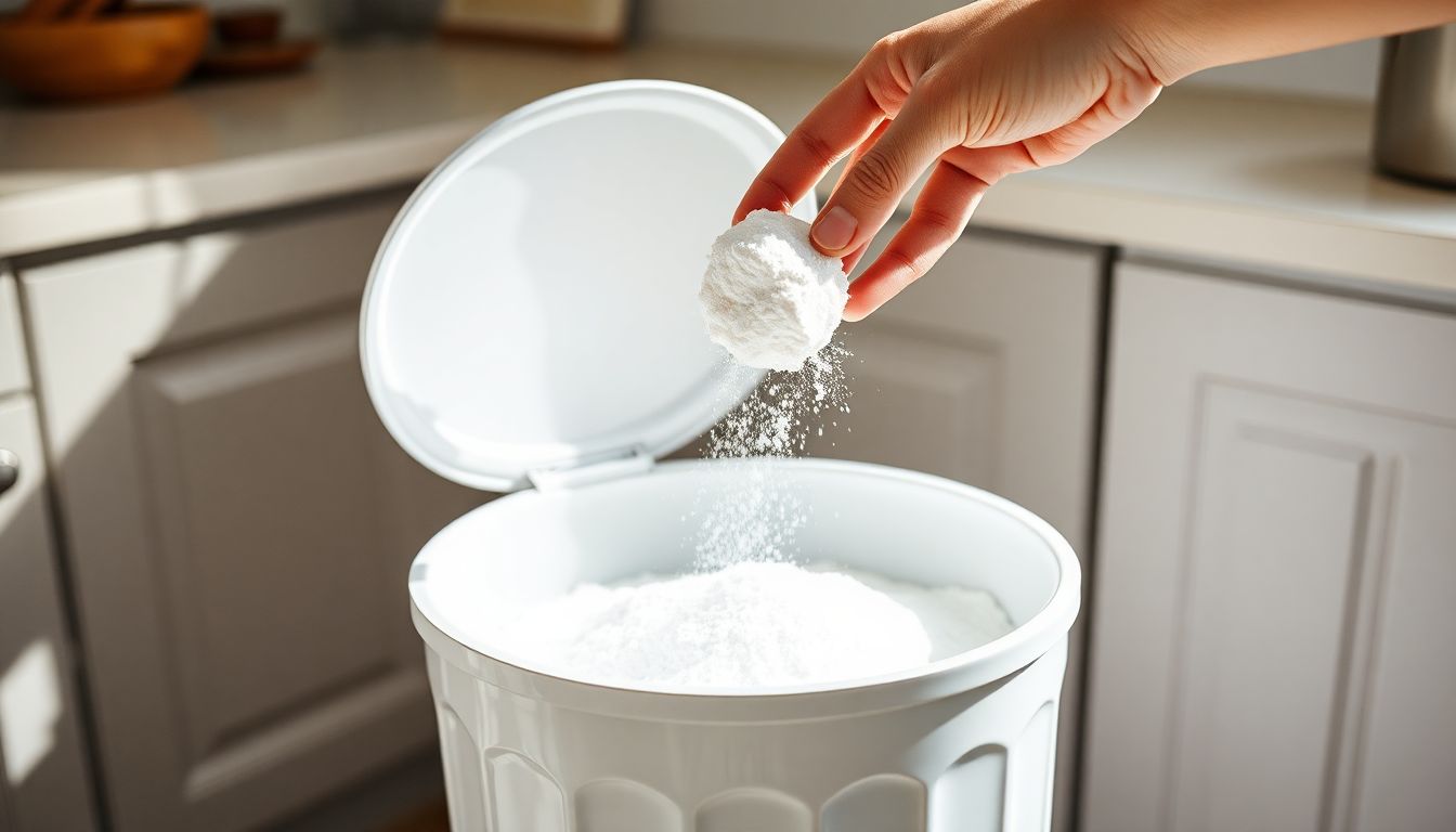 Bicarbonate de soude dans la poubelle : l'astuce simple qui élimine les mauvaises odeurs dès les premières chaleurs
