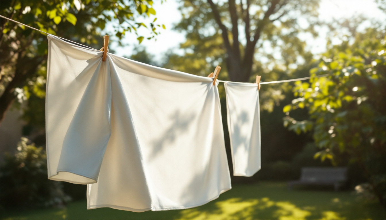 Elle suspendait ses draps d'une façon bien précise : l'astuce qui les faisait sécher plus rapidement