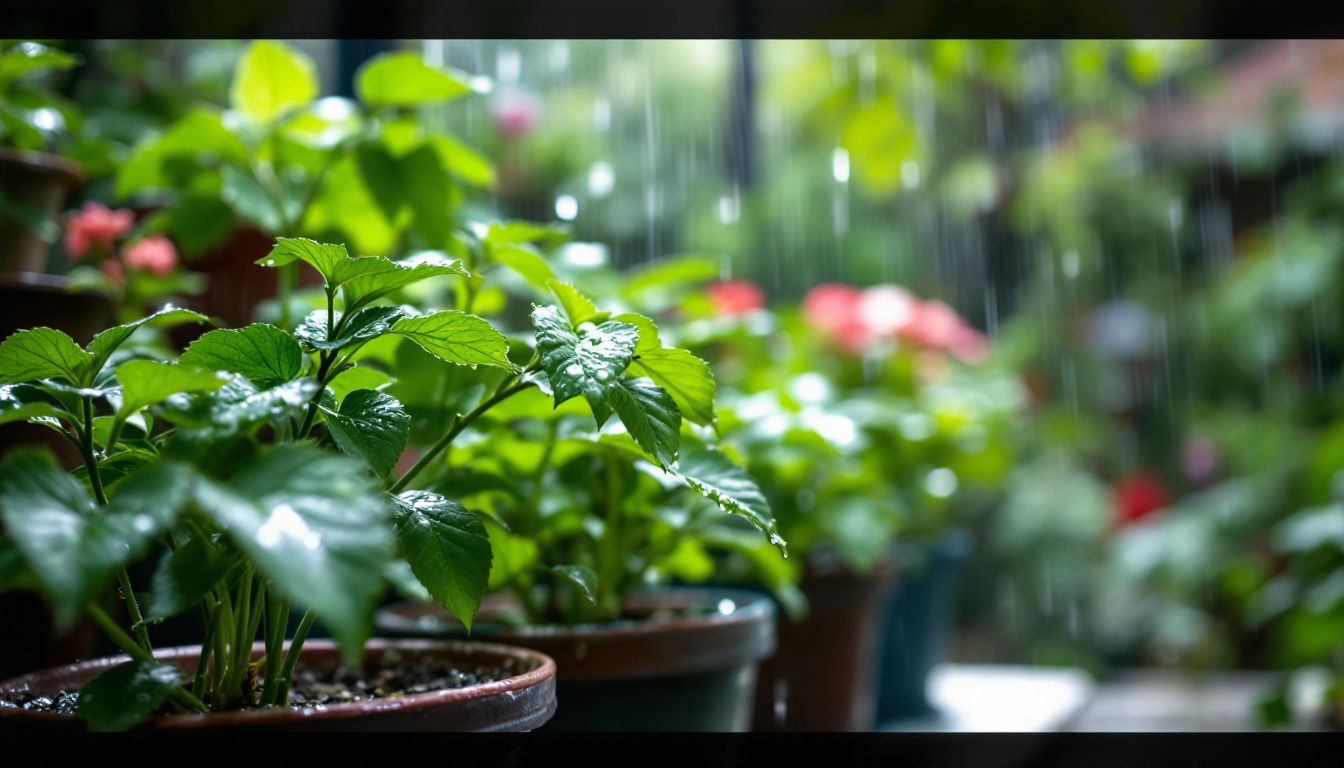 Pluie au jardin : ce geste simple qui protège vraiment vos plantes en pot