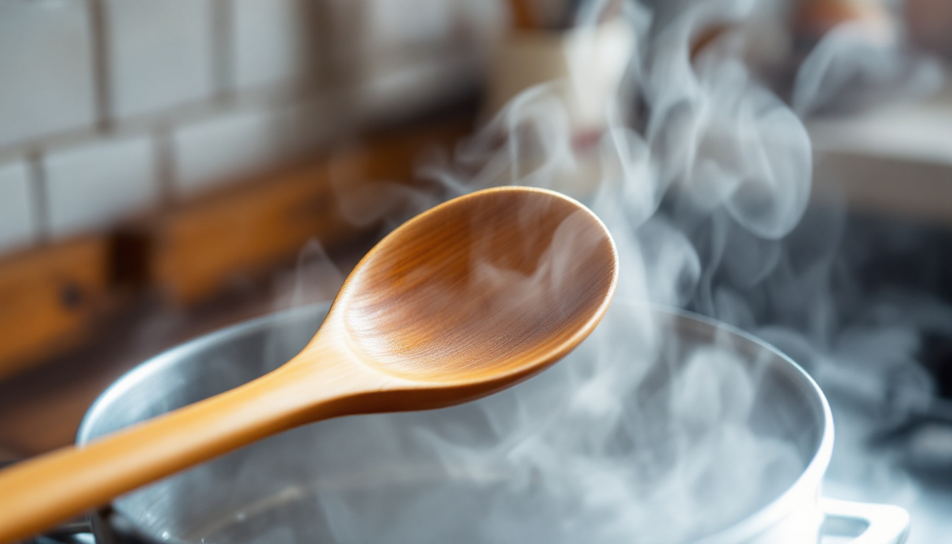 Une simple cuillère en bois posée sur votre casserole empêche l'eau de déborder : la science derrière cette astuce de cuisine