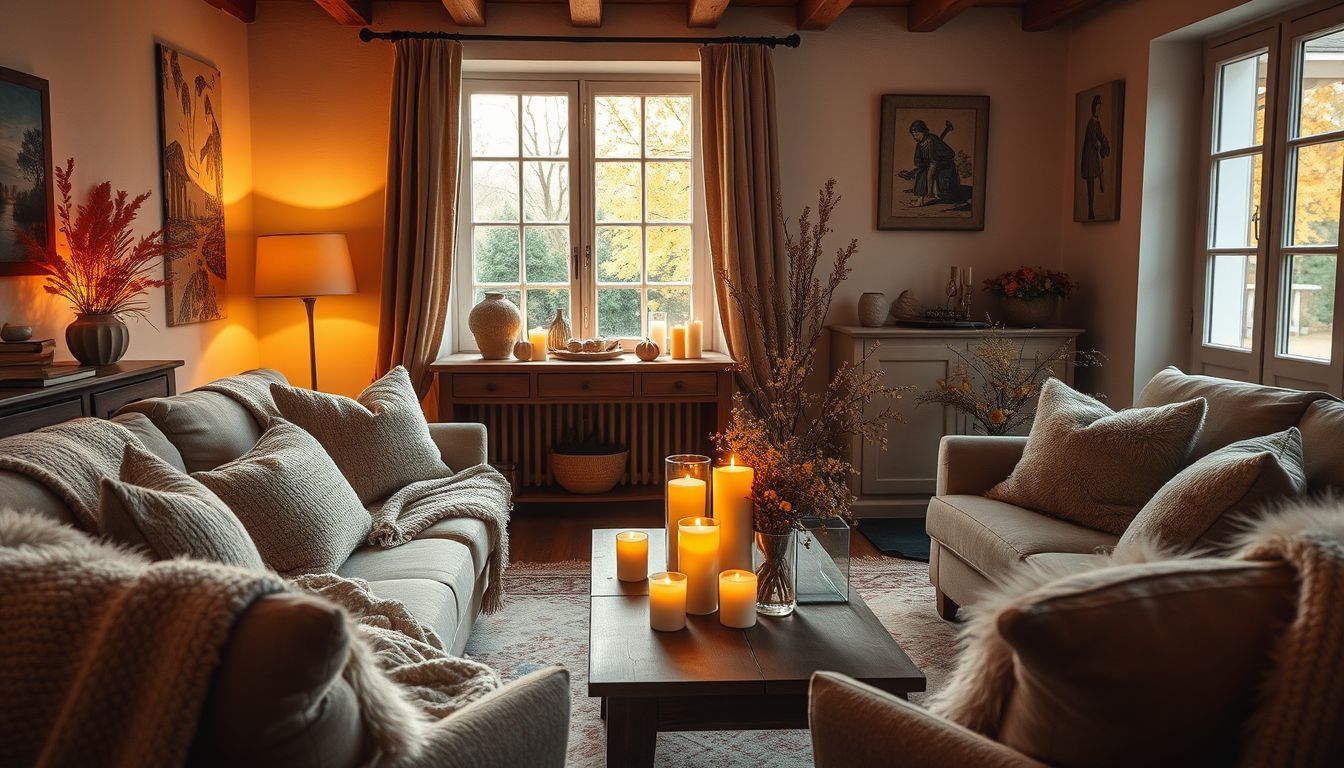 Votre maison paraît froide en automne ? Ces 5 petits changements la rendent immédiatement plus chaleureuse