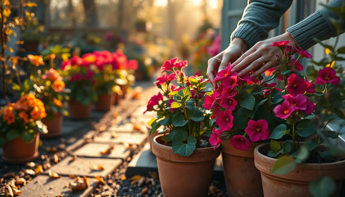 Géraniums en octobre : 3 gestes essentiels avant les premières gelées pour les retrouver en pleine forme au printemps