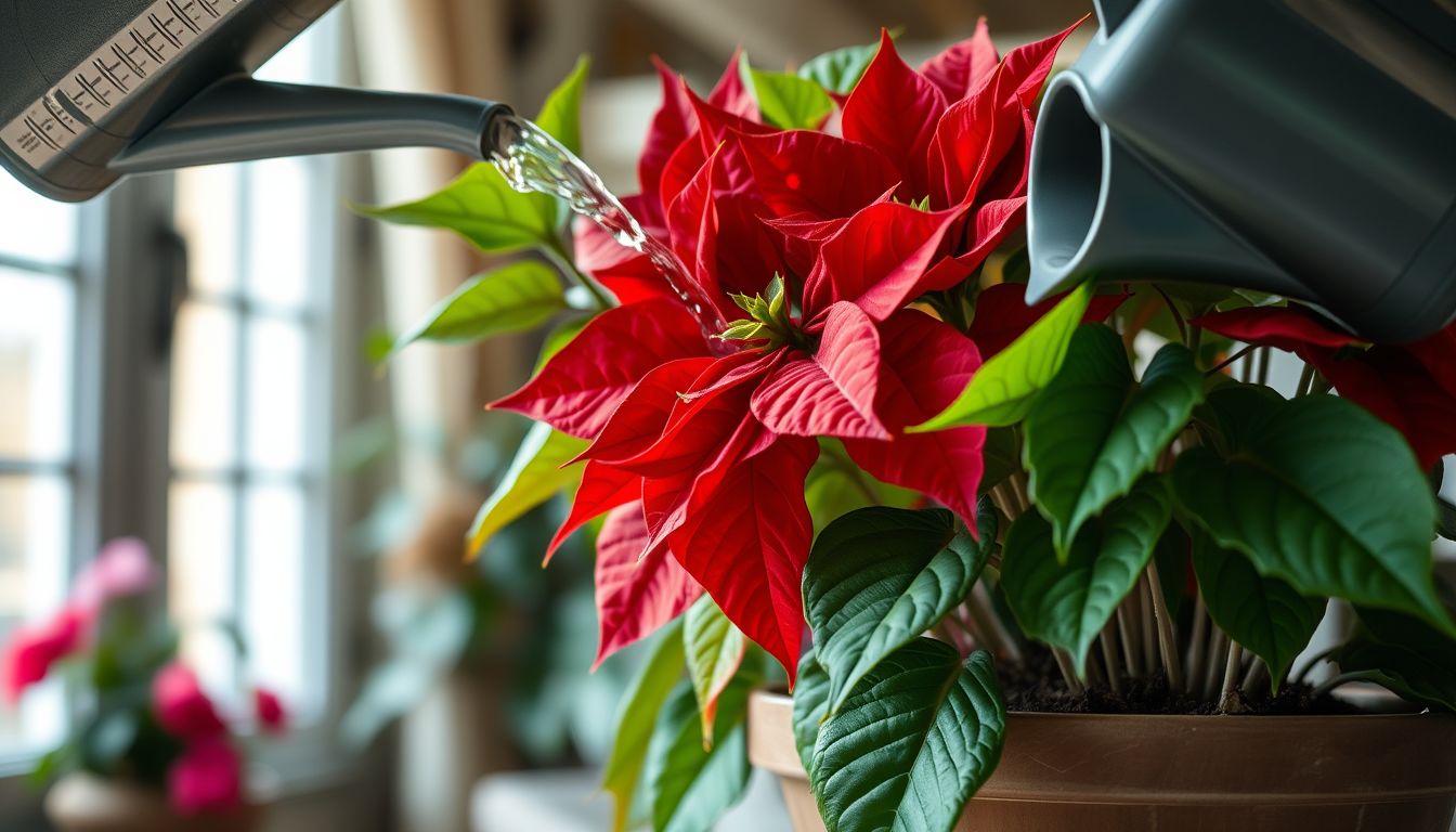 Poinsettia : l'erreur d'arrosage que tout le monde fait et qui fait tomber ses feuilles avant Noël